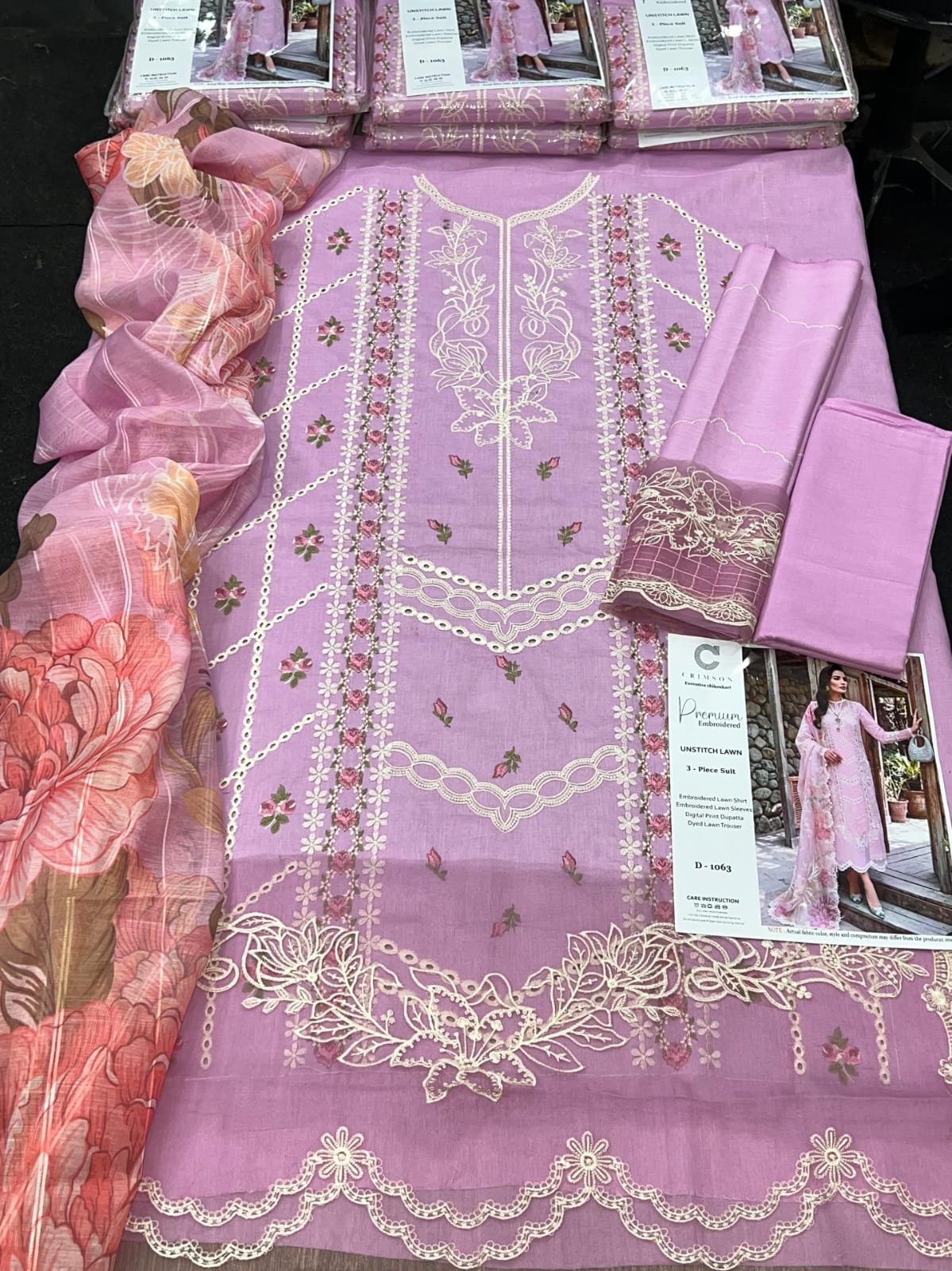 Unstiched Women Lawn
